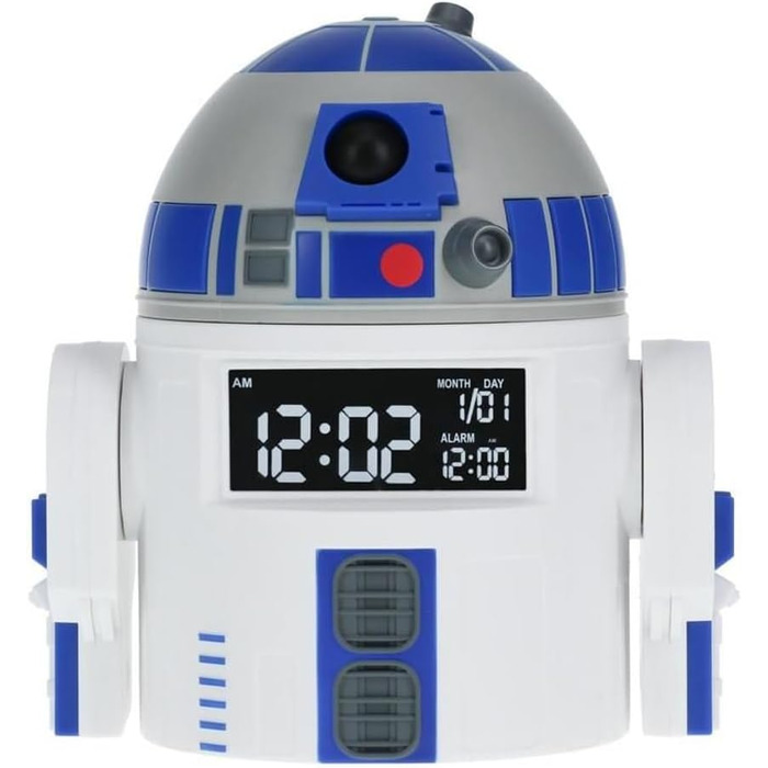 Будильник R2D2 Star Wars з USB, офіційний мерч, звуки R2D2, декор для фанатів