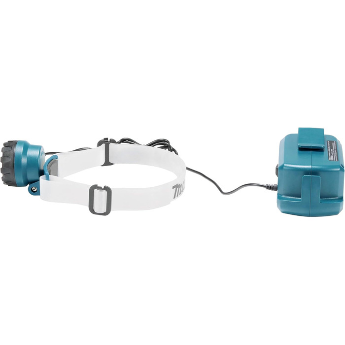 Лобовий ліхтар Makita DML800 LED, 14,4-18В, 100 люмен, без акумулятора та зарядного, з 120 см кабелем, регульований на 90°, для інструментів Makita