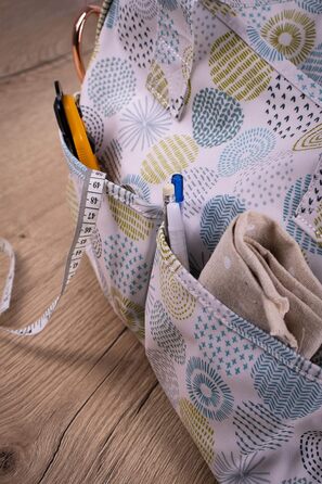Творча сумка для рукоділля Hobby Gift, бавовна, 13x36x31 см