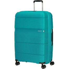 Валіза American Tourister Linex Spinner L, 76 см, 102 л, синя