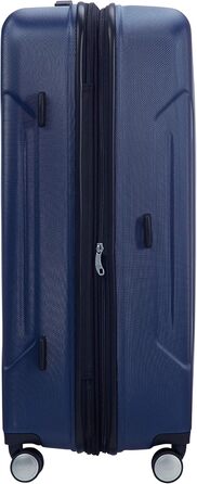 Велика розширювана валіза American Tourister Tracklite Spinner 120 л, темно-синя, 78 см