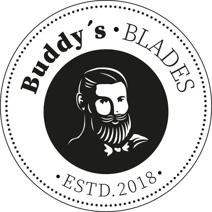 Набір ножів для піци Buddy's Blades, 4 шт, з хвильовою заточкою, 23 см, нержавіюча сталь, подарункова коробка