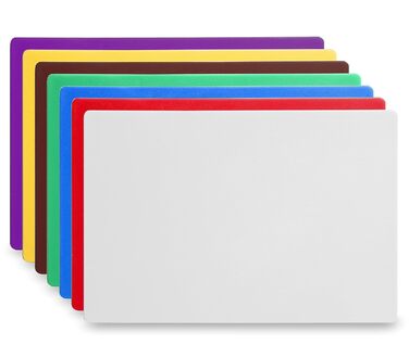 Дошка для нарізки HENDI HDPE 500, двостороння, HACCP, для птиці, 450x300x12,7 мм, жовта