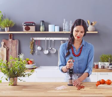 Насадка Braun MQS 270 SI для кави та спецій, EasyClick Plus, для блендерів Braun MultiQuick 7/9, срібляста