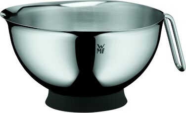 Миска WMF Function Bowls 1,25 л, 20 см, полірована нержавіюча сталь Cromargan, для змішування, підходить для посудомийки, штабельована
