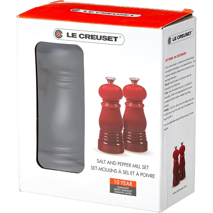 Набір млинів Le Creuset з сіллю та перцем, чорний матовий