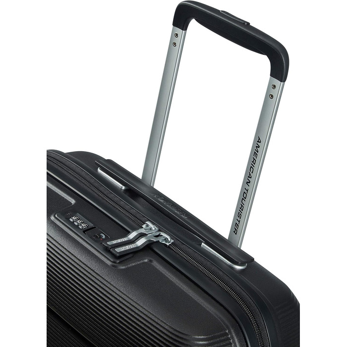 Валіза American Tourister Linex Spinner L, 76 см, 102 л, чорна, пластикова, на 4 колесах