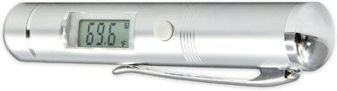 Інфрачервоний термометр TFA Dostmann Flash Pen, безконтактний, універсальний, металевий корпус, сріблястий, 19x87x15 мм