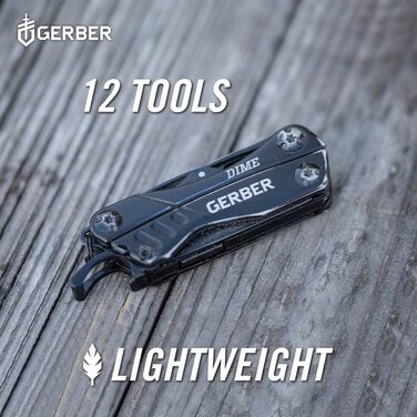 Мультитул Gerber Dime 12 в 1, кишеньковий, чорний
