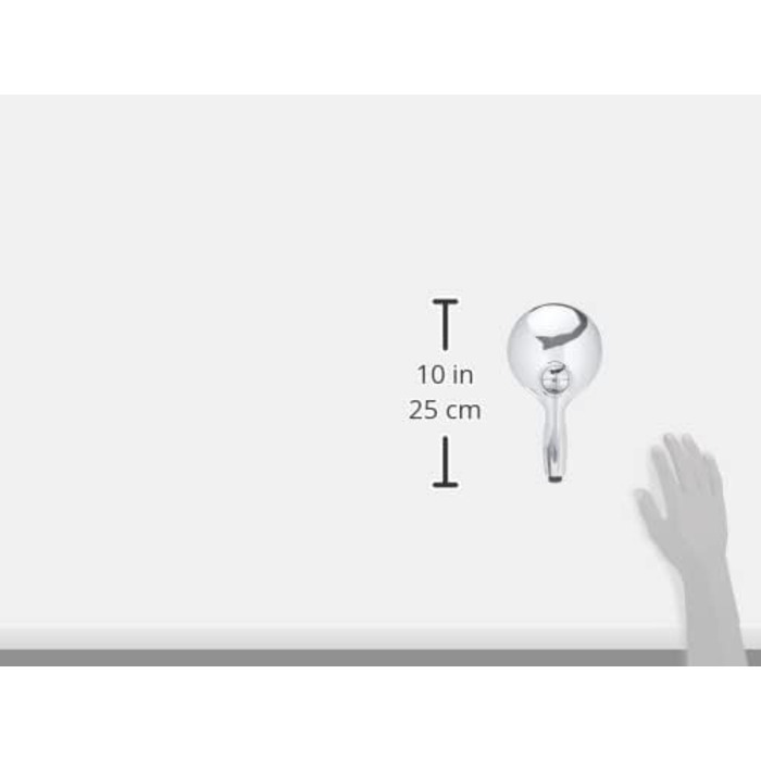 Душова лійка Grohe Vitalio Rain 130, 4 режими, хром, 13 см, 9,5 л/хв