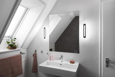 Розумна світлодіодна лампа для ванної LEDVANCE Orbis Bath, 1200 Лм, 3000-6500K, 30 см, IP44, Wi-Fi, диммована, керування через додаток і голосовий асистент