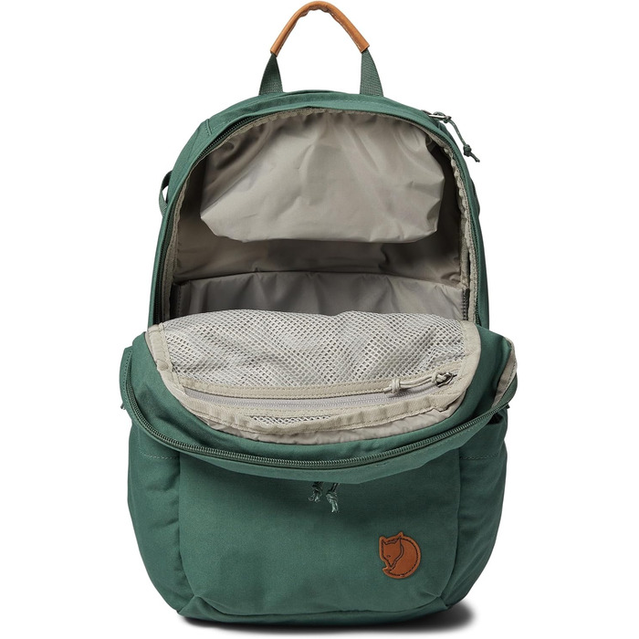 Рюкзак Fjallraven Räven 20 л унісекс, спортивний, зелений Deep Patina, універсальний розмір