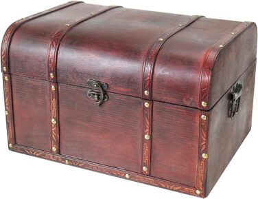 Велика дерев'яна скриня HMF 6406-140, 40x30x25 см, Португалія