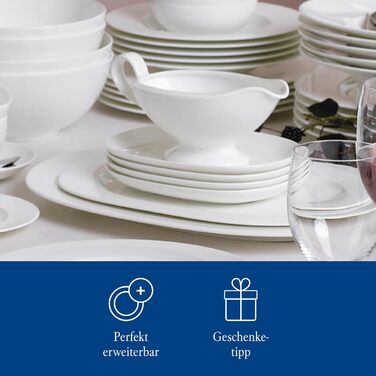 Villeroy & Boch Royal соусник з ручкою білий, порцеляновий, преміум, для соусів і дипів, можна мити в посудомийній машині