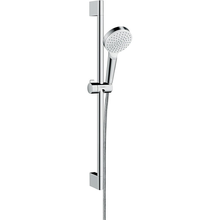 Душовий набір hansgrohe Crometta 0,65 м, водозберігаючий, білий/хром