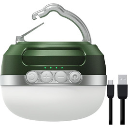 Світлодіодна кемпінг-лампа 8400mAh, RGB, USB-C, водонепроникна, з магнітом, 5 режимів, для походів та аварій
