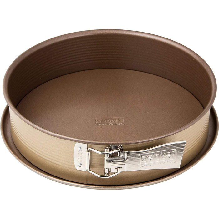 Форма для випікання Zenker MOJAVE GOLD, 26 см, з плоским і трубчастим дном, махагоні/золото, Німеччина