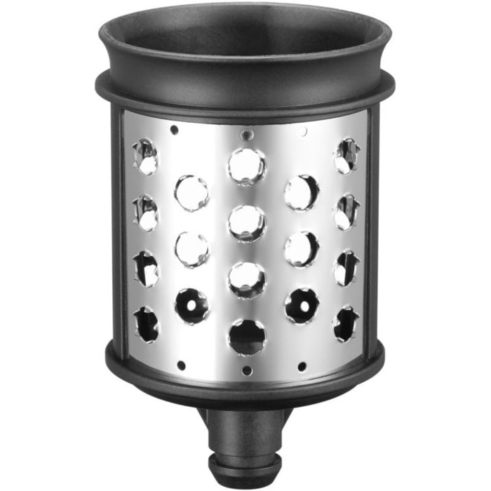 Набір овочерізок KitchenAid KSMVSA+KSMEMVSC, 7 предметів, нержавіюча сталь, сріблястий/білий