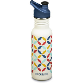 Пляшка для води Klean Kanteen Classic Narrow 532 мл, ретро-дизайн, нержавіюча сталь