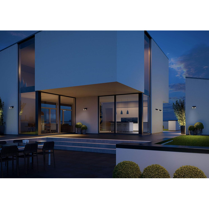 Смарт LED прожектор Steinel Spot DUO SC Connect для вулиці з датчиком руху, димований, керування через додаток, 7 Вт, 3000K, антрацит