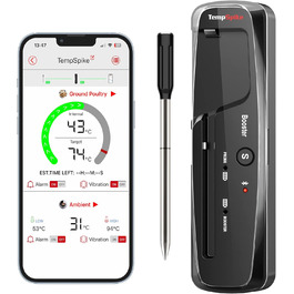 Бездротовий Bluetooth термометр для м'яса ThermoPro TempSpike TP961, IP67, 150м, для гриля, духовки, посудомийної машини