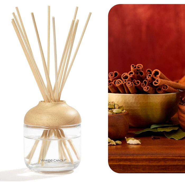 Аромадифузор з паличками Yankee Candle Signature Sparkling Cinnamon, до 8 тижнів, 24,1 см