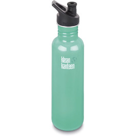 Пляшка для води Klean Kanteen Classic з нержавіючої сталі, колір Tidal Pool, універсальний розмір