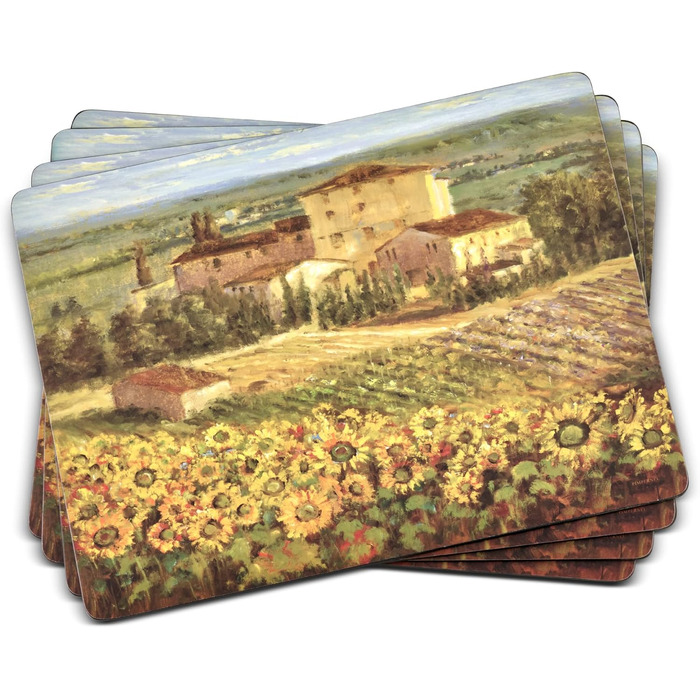 Підставки під чашки Pimpernel Tuscany, 6 шт, пробка, преміум
