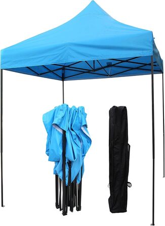 Садовий павільйон All Seasons Gazebos 2x2 м, міцний, повністю водонепроникний, світло-блакитний