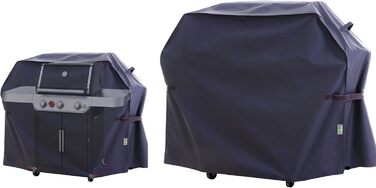 Чохол для гриля F&J Outdoors, водонепроникний, з щільної тканини, стійкий до ультрафіолету, захист від вітру, розмір 121,9x68,6x109,2 см, сірий