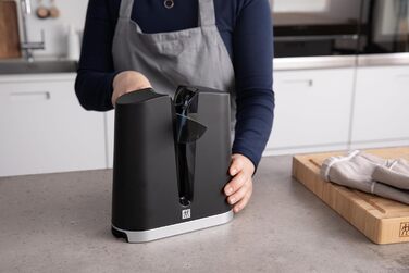 Точилка для ножів ZWILLING V-Edge, керамічна, чорна
