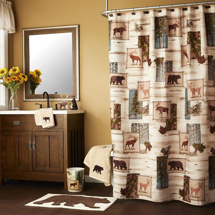 Підставка для зубних щіток SKL Home Timber Ridge, коричнева, 4,3x2,4x4,6 см