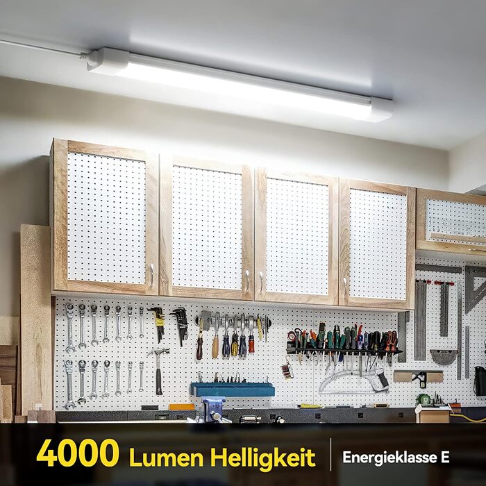 Світильник для вологих приміщень Anten LED 120 см, 36 Вт, 6000K, 4000 Лм, IP65, водонепроникний, для гаража, підвалу, офісу