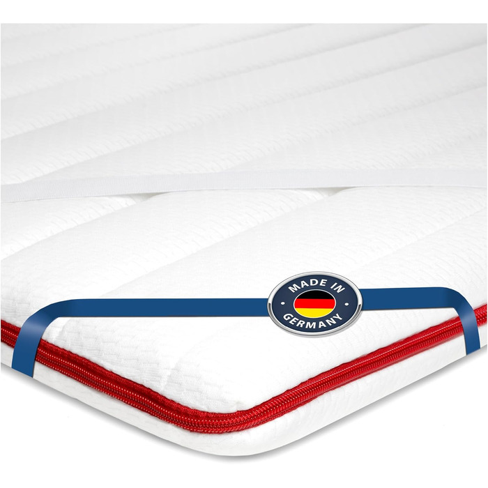 Топер BMM Klassik Premium 140x200 см, м'який H2, висота 6 см, ортопедичний, з холодної піни, Öko-Tex, вироблено в Німеччині