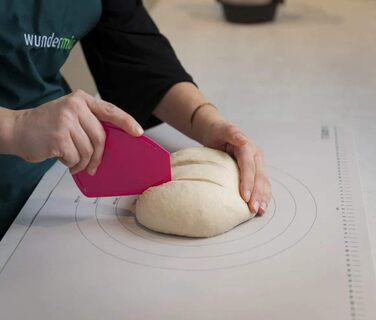Силіконова килимок для тіста Wundermix WunderMat 60x40 см з розміткою, антипригарна та нековзка підкладка для випічки