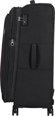 Валіза American Tourister Hyperspeed розширювана, 80 см, 109/116 л, бірюзова (Deep Teal) або чорна (Jet Black), Spinner L