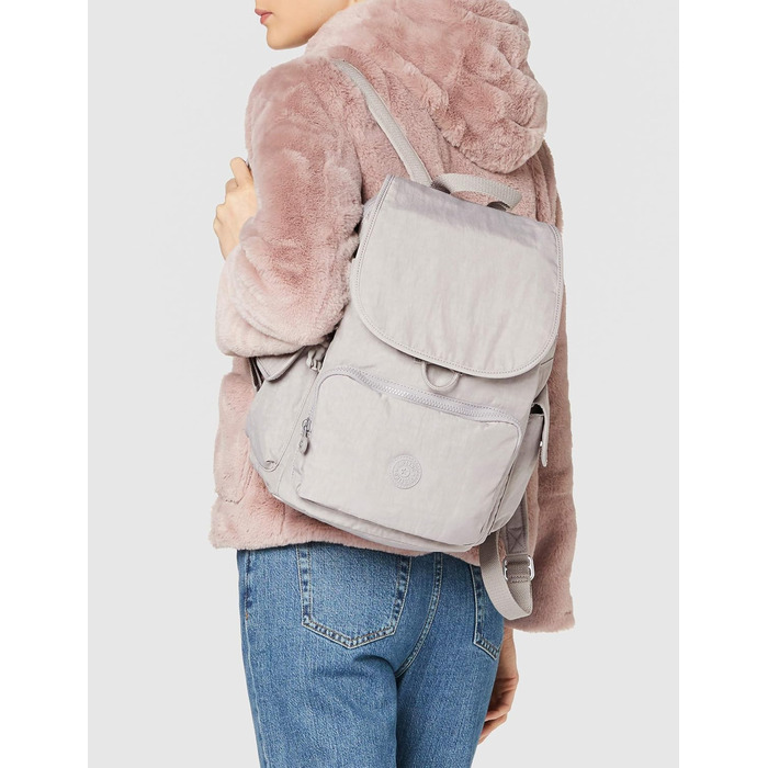 Міський рюкзак Kipling CITY PACK середній, сірий/коричневий