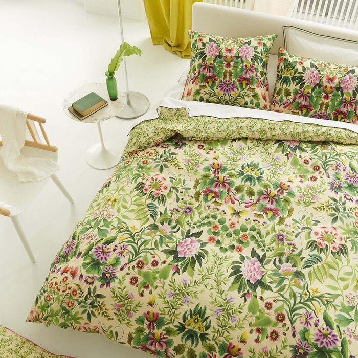 Наволочка Designers Guild Ikebana, дамаст, бавовняний перкаль, 50x75 см, принтована