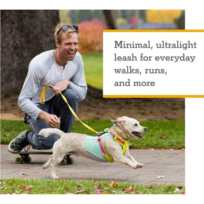 Повідок для собак RUFFWEAR Hi & Light, міцний, з кишенею, Crux-Clip, компактний, рожевий Alpenglow