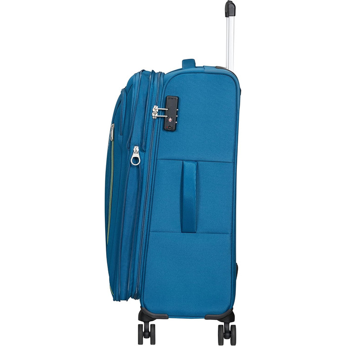 Валіза American Tourister Hyperspeed 80 см, розширювана, 109/116 л, бірюзова, набір 3-в-1