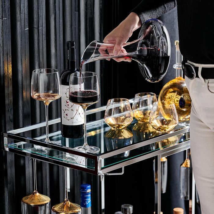 Декантер для вина Bella Vino, скло, 1200 мл, прозорий, 1800 мл