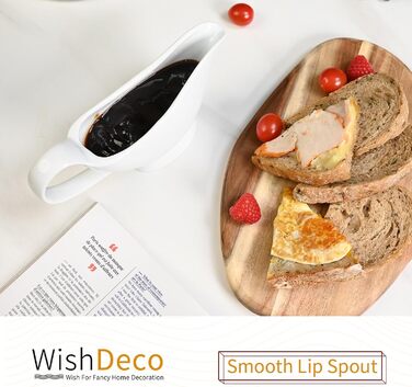 Керамічний соусник WishDeco 220мл з ручкою