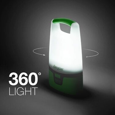 Світлодіодний ліхтар-лампа Energizer Vision Recharge для кемпінгу, туризму, надзвичайних ситуацій, зелений