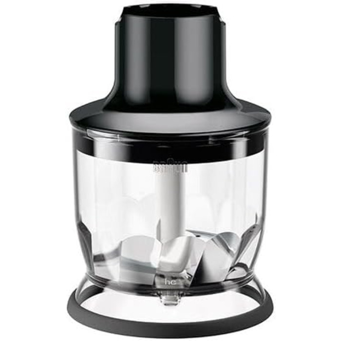 Подрібнювач Braun MQS 200 BK для блендерів MultiQuick 7/9, EasyClick Plus, 350 мл, BPA-вільний, чорний
