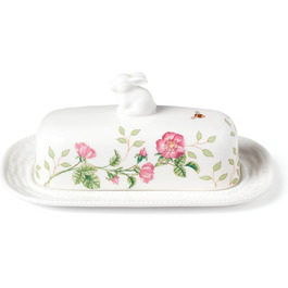 Маслянка Lenox з мотивом зайця, порцелянова, кольорова