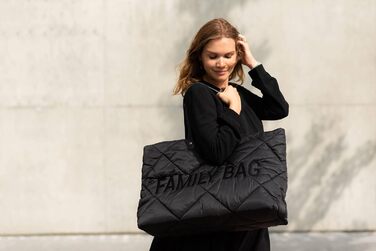 Дитяча сумка Childhome Family Bag для мами, велика дорожня/пеленальна, знімна косметичка, містка