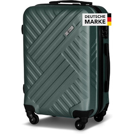 Жорсткий валіз Xonic Design Boardcase 55x35x20 см, кабінний, з 360° колесами, кодовим замком, бізнес-тревел, зелений