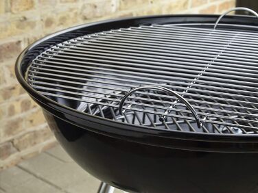 Вугільний гриль Weber Compact Kettle 47 см, чорний, кришка, чохол, комплект із стартером Rapidfire