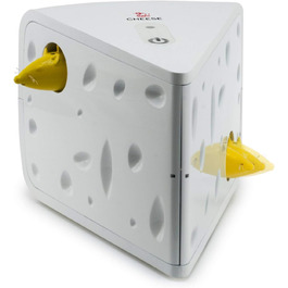 Інтерактивна іграшка для котів PetSafe Cheese з таймером, працює на 3 AA батарейках