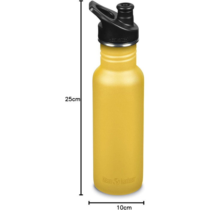 Пляшка для води Klean Kanteen Classic Narrow 532 мл, стара золота, з нержавіючої сталі